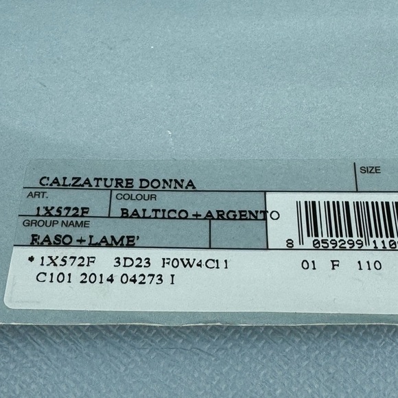 Prada Black Blue/Silver Satin Heels with Crystal
Embellished Heel size 39 - Picture 14 of 14